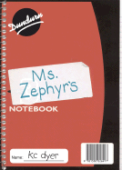 Ms. Zephyr's Notebook
