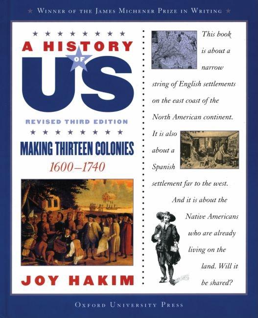 Making Thirteen Colonies: 1600-1740