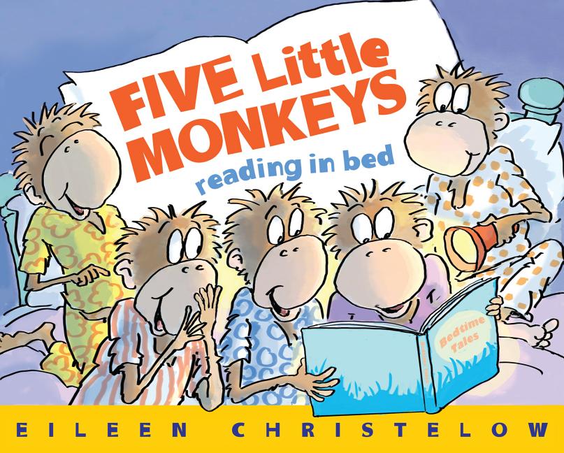 Five Little Monkeys Reading in Bed